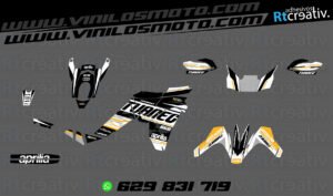 ADHESIVOS Y PEGATINAS DE VINILO APRILIA TUAREG 660 Rt007-14