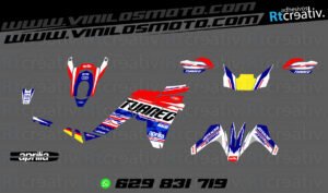 ADHESIVOS Y PEGATINAS DE VINILO APRILIA TUAREG 660 Rt007-16