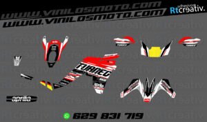 ADHESIVOS Y PEGATINAS DE VINILO APRILIA TUAREG 660 Rt007-17