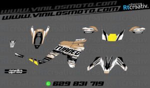 ADHESIVOS Y PEGATINAS DE VINILO APRILIA TUAREG 660 Rt007-20