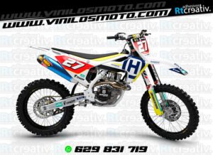 ADHESIVOS Y PEGATINAS DE VINILO HUSQVARNA ENDURO Y CROSS Rt014-01