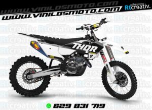 ADHESIVOS Y PEGATINAS DE VINILO HUSQVARNA ENDURO Y CROSS Rt017-01