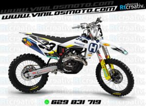 ADHESIVOS Y PEGATINAS DE VINILO HUSQVARNA ENDURO Y CROSS Rt018-01