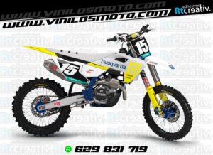 ADHESIVOS Y PEGATINAS DE VINILO HUSQVARNA ENDURO Y CROSS Rt023-01