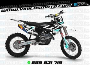 ADHESIVOS Y PEGATINAS DE VINILO HUSQVARNA ENDURO Y CROSS Rt024-01