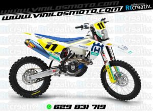 ADHESIVOS Y PEGATINAS DE VINILO HUSQVARNA ENDURO Y CROSS Rt025-01
