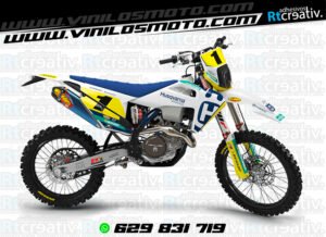 ADHESIVOS Y PEGATINAS DE VINILO HUSQVARNA ENDURO Y CROSS Rt026-01