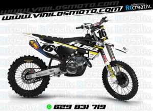 ADHESIVOS Y PEGATINAS DE VINILO HUSQVARNA ENDURO Y CROSS Rt031-01