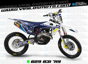 ADHESIVOS Y PEGATINAS DE VINILO HUSQVARNA ENDURO Y CROSS Rt033-01