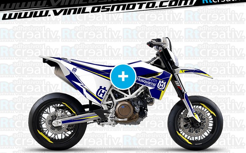ADHESIVOS Y PEGATINAS DE VINILO HUSQVARNA ENDURO Y CROSS Rt008