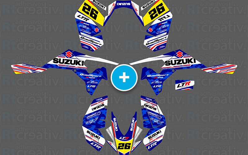 ADHESIVOS Y PEGATINAS DE VINILO PARA SUZUKI LTR 450 Rt013