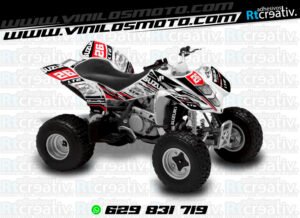 ADHESIVOS Y PEGATINAS DE VINILO PARA SUZUKI LTZ 400 Rt017-12