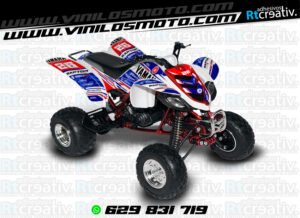 ADHESIVOS Y PEGATINAS DE VINILO PARA YAMAHA RAPTOR 660 Rt007-04