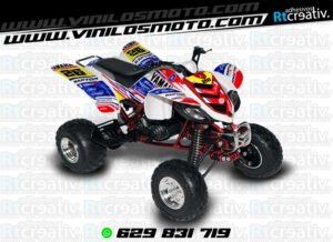 ADHESIVOS Y PEGATINAS DE VINILO PARA YAMAHA RAPTOR 660 Rt007-05