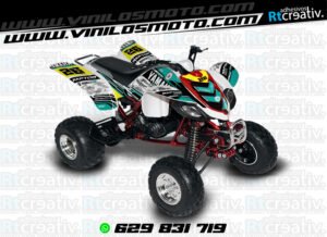ADHESIVOS Y PEGATINAS DE VINILO PARA YAMAHA RAPTOR 660 Rt007-09