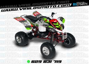 ADHESIVOS Y PEGATINAS DE VINILO PARA YAMAHA RAPTOR 660 Rt007-11