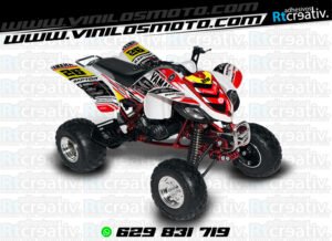 ADHESIVOS Y PEGATINAS DE VINILO PARA YAMAHA RAPTOR 660 Rt007-16
