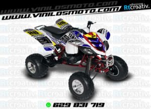 ADHESIVOS Y PEGATINAS DE VINILO PARA YAMAHA RAPTOR 660 Rt007-17
