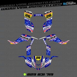 ADHESIVOS Y PEGATINAS DE VINILO PARA SUZUKI LTZ 400 Rt017-01