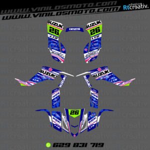 ADHESIVOS Y PEGATINAS DE VINILO PARA SUZUKI LTZ 400 Rt017-02