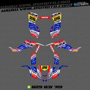 ADHESIVOS Y PEGATINAS DE VINILO PARA SUZUKI LTZ 400 Rt017-05