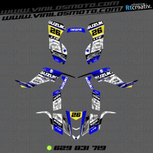 ADHESIVOS Y PEGATINAS DE VINILO PARA SUZUKI LTZ 400 Rt017-08