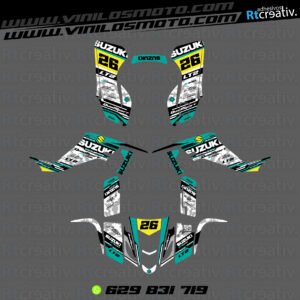 ADHESIVOS Y PEGATINAS DE VINILO PARA SUZUKI LTZ 400 Rt017-09