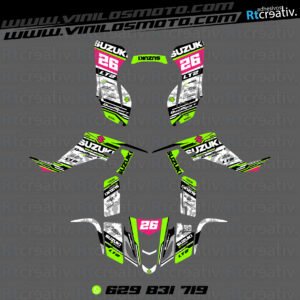 ADHESIVOS Y PEGATINAS DE VINILO PARA SUZUKI LTZ 400 Rt017-10