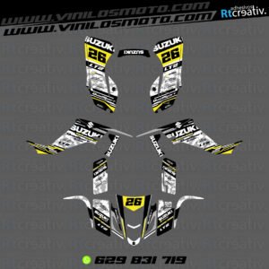 ADHESIVOS Y PEGATINAS DE VINILO PARA SUZUKI LTZ 400 Rt017-11