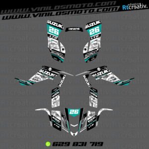 ADHESIVOS Y PEGATINAS DE VINILO PARA SUZUKI LTZ 400 Rt017-13
