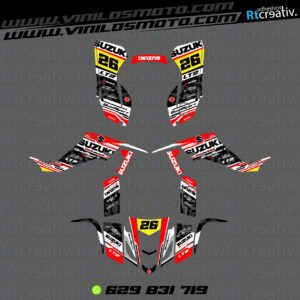 ADHESIVOS Y PEGATINAS DE VINILO PARA SUZUKI LTZ 400 Rt017-14