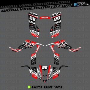 ADHESIVOS Y PEGATINAS DE VINILO PARA SUZUKI LTZ 400 Rt017-19