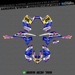 ADHESIVOS Y PEGATINAS DE VINILO PARA SUZUKI LTR 450 Rt013-01