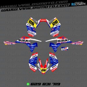 ADHESIVOS Y PEGATINAS DE VINILO PARA SUZUKI LTR 450 Rt013-05
