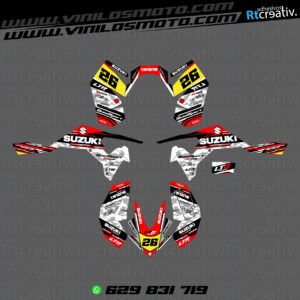 ADHESIVOS Y PEGATINAS DE VINILO PARA SUZUKI LTR 450 Rt013-07
