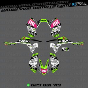 ADHESIVOS Y PEGATINAS DE VINILO PARA SUZUKI LTR 450 Rt013-11
