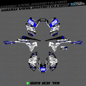 ADHESIVOS Y PEGATINAS DE VINILO PARA SUZUKI LTR 450 Rt013-14