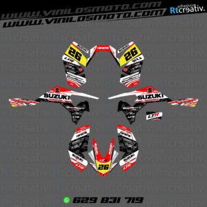 ADHESIVOS Y PEGATINAS DE VINILO PARA SUZUKI LTR 450 Rt013-16