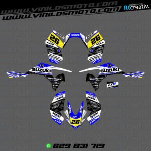 ADHESIVOS Y PEGATINAS DE VINILO PARA SUZUKI LTR 450 Rt013-17