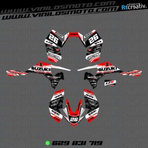 ADHESIVOS Y PEGATINAS DE VINILO PARA SUZUKI LTR 450 Rt013-21
