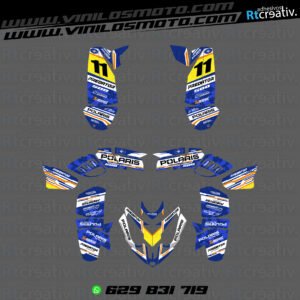 ADHESIVOS Y PEGATINAS DE VINILO PARA POLARIS PREDATOR 500 Rt006-01