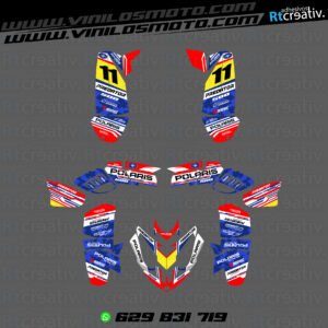 ADHESIVOS Y PEGATINAS DE VINILO PARA POLARIS PREDATOR 500 Rt006-05