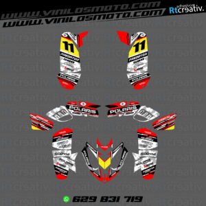 ADHESIVOS Y PEGATINAS DE VINILO PARA POLARIS PREDATOR 500 Rt006-07