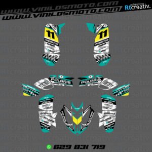 ADHESIVOS Y PEGATINAS DE VINILO PARA POLARIS PREDATOR 500 Rt006-09