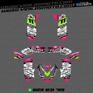 ADHESIVOS Y PEGATINAS DE VINILO PARA POLARIS PREDATOR 500 Rt006-10