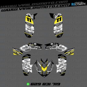 ADHESIVOS Y PEGATINAS DE VINILO PARA POLARIS PREDATOR 500 Rt006-12