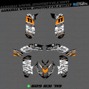 ADHESIVOS Y PEGATINAS DE VINILO PARA POLARIS PREDATOR 500 Rt006-13