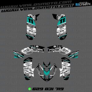 ADHESIVOS Y PEGATINAS DE VINILO PARA POLARIS PREDATOR 500 Rt006-15