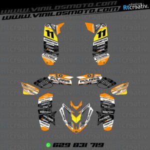 ADHESIVOS Y PEGATINAS DE VINILO PARA POLARIS PREDATOR 500 Rt006-18