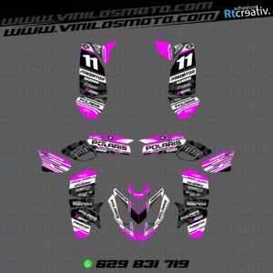 ADHESIVOS Y PEGATINAS DE VINILO PARA POLARIS PREDATOR 500 Rt006-20